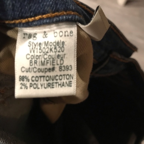 RAG & BONE Blue Skinny Jeans - Picture 7 of 7